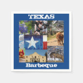 Texas Foto Mosaic Serviette (Vorderseite)