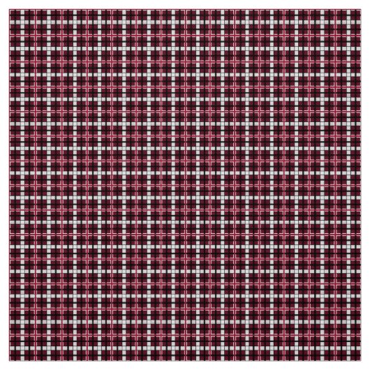 Texas-Frauenuniversität Tartan Stoff (Muster)