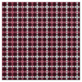 Texas-Frauenuniversität Tartan Stoff (Nahaufnahme)