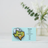 Texas Friendly Card Visitenkarte (Stehend Vorderseite)