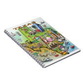 Texas Fun Map Notizblock (Rechte Seite)