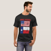 Texas Funny Dual Citizen Texan T-Shirt (Vorne ganz)
