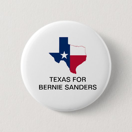 TEXAS für Bernie Sanders 2020 Button (Vorderseite)