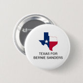 TEXAS für Bernie Sanders 2020 Button (Vorne & Hinten)