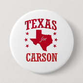 TEXAS FÜR CARSON BUTTON (Vorderseite)