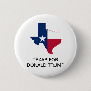 TEXAS für DONALD TRUMP 2020 Präsidentschaftsscha Button