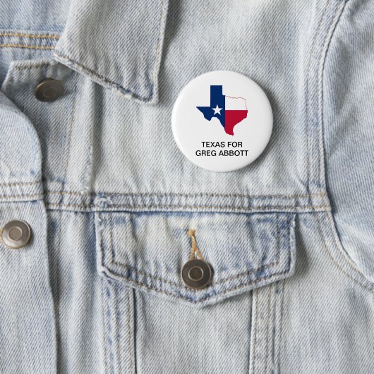 TEXAS für GREG ABBOTT GOVERNOR-Button Button (Beispiel)