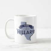 TEXAS FÜR HILLARY - .PNG KAFFEETASSE (Links)
