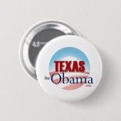 TEXAS für Obama Button (Vorne & Hinten)