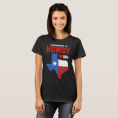 Texas für sie Texan TX Dallas Howdy Longhorn T-Shirt (Vorne ganz)