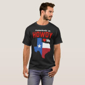 Texas für sie Texan TX Dallas Howdy Longhorn T-Shirt (Vorne ganz)