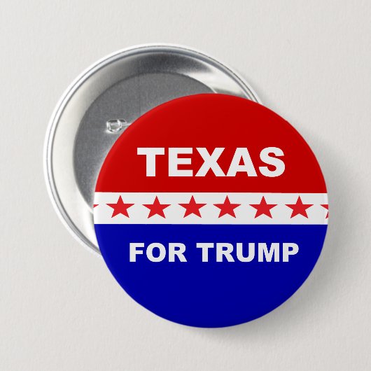 Texas für Trump Button (Vorne & Hinten)