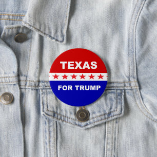 Texas für Trump Button