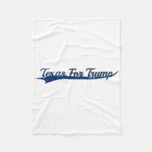Texas für Trump Politisch Konservativ Vintage Var Fleecedecke