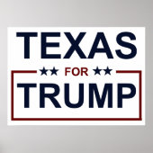 Texas für Trump Poster (Vorne)