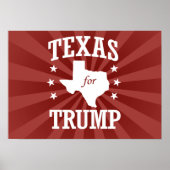 TEXAS FÜR TRUMP POSTER (Vorne)