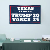 Texas für Trump Vance 2024-Banner Banner (Messeveranstaltung)