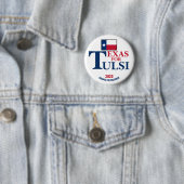Texas für Tulsi Gabbard für Präsident 2020 Button (Beispiel)