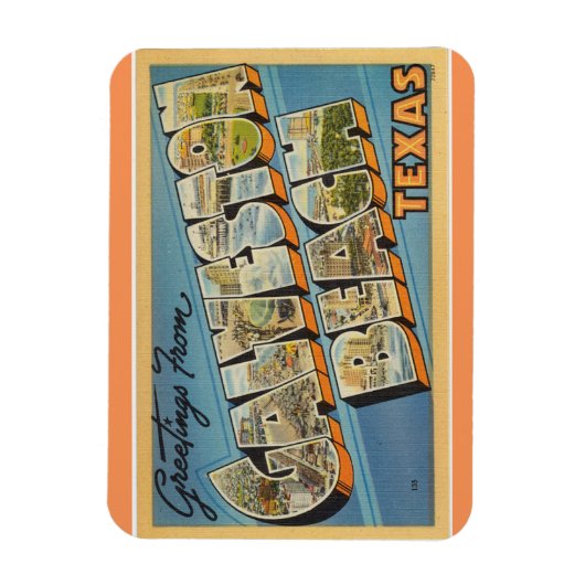 Texas, Galveston Beach Magnet (Vertikal)
