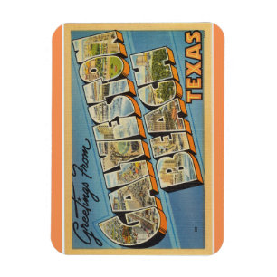 Texas, Galveston Strand-Magnet Magnet