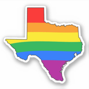 Texas Gay Pride Aufkleber