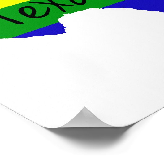 Texas Gay Pride Poster (Ecke)