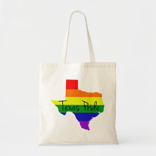 Texas Gay Pride Rainbow Tragetasche (Vorne)