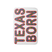 Texas Geboren Bluebonnet Badematte (Vorderseite Vertikal)