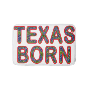 Texas Geboren Bluebonnet Badematte
