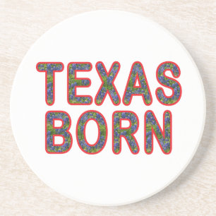 Texas Geboren Bluebonnet Getränkeuntersetzer
