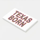 Texas Geboren Bluebonnet Post-it Klebezettel (angewinkelt)