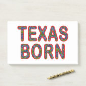Texas Geboren Bluebonnet Post-it Klebezettel (Auf Schreibtisch)