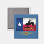 Texas Geboren & gezüchtet Magnet (Vorderseite/Rückseite)