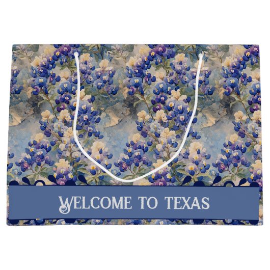 Texas Gedenk-Bluebonnets, Große Geschenktüte (Vorderseite)