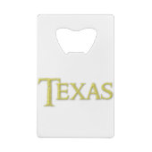 Texas Geldbeutel Flaschenöffner (Rückseite)