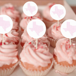 Texas Gender Reveal für Baby Girl Sticker