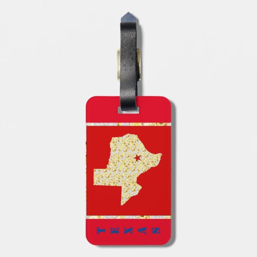 TEXAS GEPÄCKANHÄNGER (Rückseite vertikal)