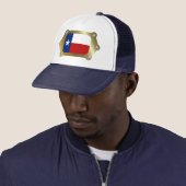 Texas gerahmt Flag Hat Truckerkappe (Beispiel)
