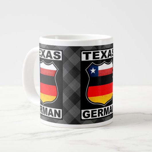 Texas German American Cup Jumbo-Tasse (Vorderseite Links)