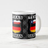Texas German American Cup Jumbo-Tasse (Vorderseite Rechts)