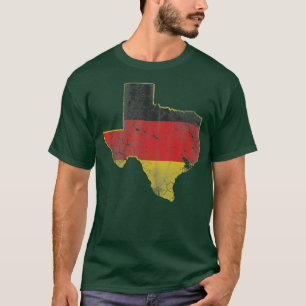 Texas German American Flag Texan Deutschland Deuts T-Shirt