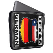Texas German American Laptop Cover (Vorne Rechts)