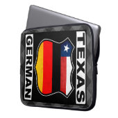 Texas German American Laptop Cover (Vorderseite Links)