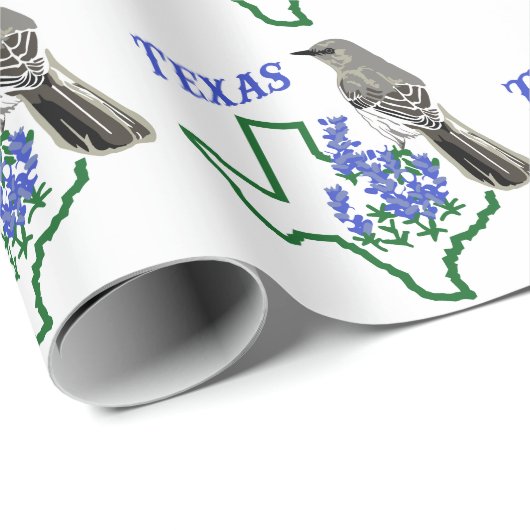 Texas Geschenkpapier (Rolleneckpunkt)