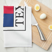 Texas Geschirrtuch (Viertel Falte)