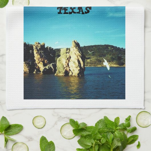 Texas-Geschirrtuch Handtuch (Gefaltet)