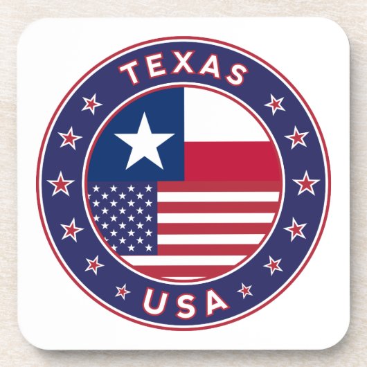 Texas Getränkeuntersetzer (Vorderseite)