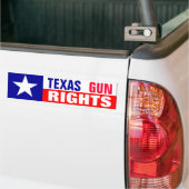 Texas-Gewehr-Rechte Autoaufkleber (Auf Lkw)