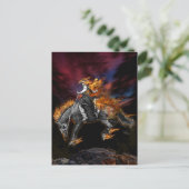 Texas Ghost Rider Postkarte (Stehend Vorderseite)
