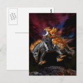 Texas Ghost Rider Postkarte (Vorne/Hinten)